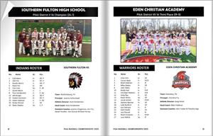 2025 Baseball Championships Program