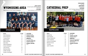 2025 Boys Team Tennis Championships Program