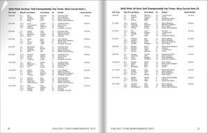 2025 Team Golf Championships Program