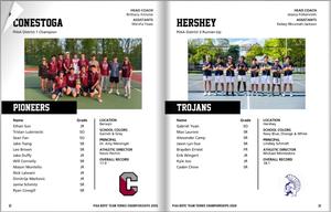 2026 Boys Team Tennis Championships Program